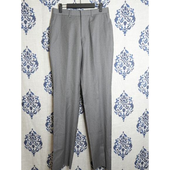 Joseph A Bank Men's Wool Pants NEW Gray Size 30 Unhemmed Suit Separates - Picture 2 of 10